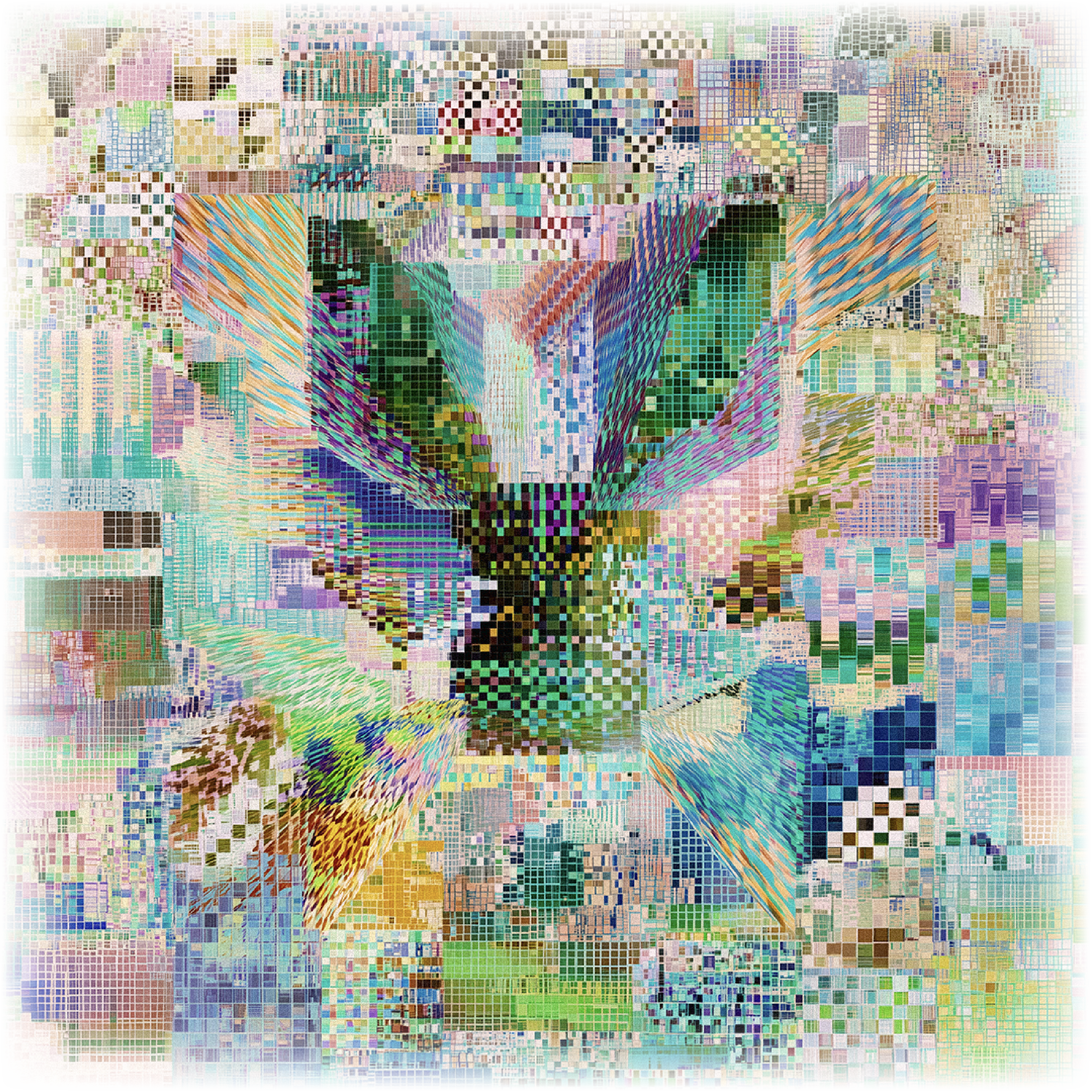 Follow the white rabbit artwork